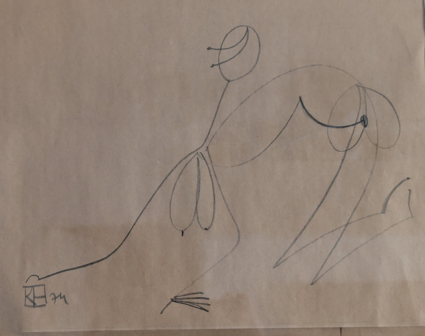 Kari Huhtamo - Signeerattu Lyijypiirros (1974)