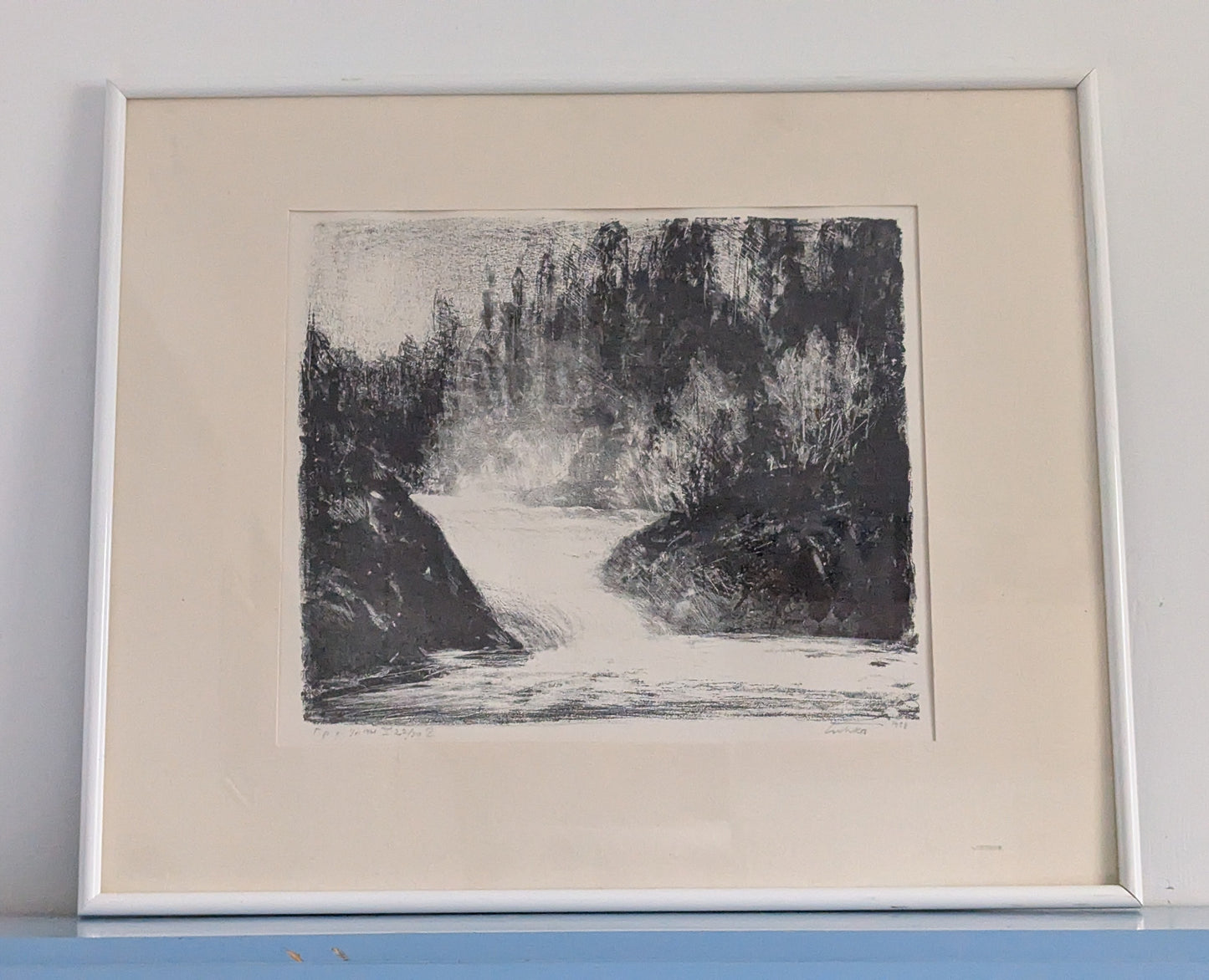 Aukusti Tuhka - Jyrävä (Signeerattu ja Numeroitu Litografia, 1958/1961)