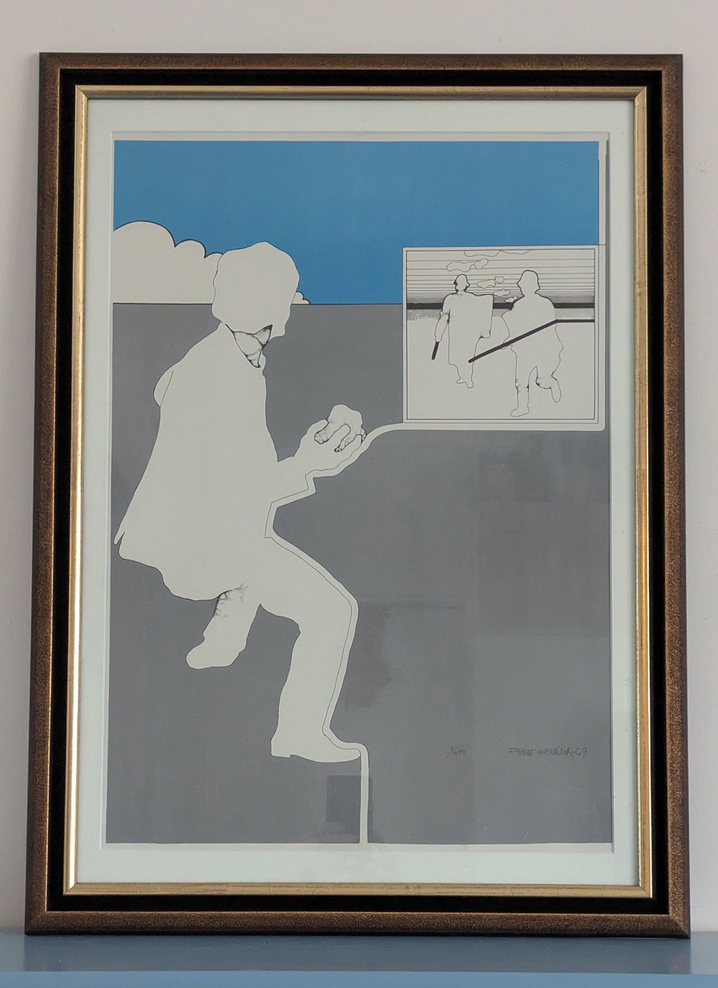 Raimo Kanerva - Signeerattu ja Numeroitu Grafiikka (1/40, 1969)