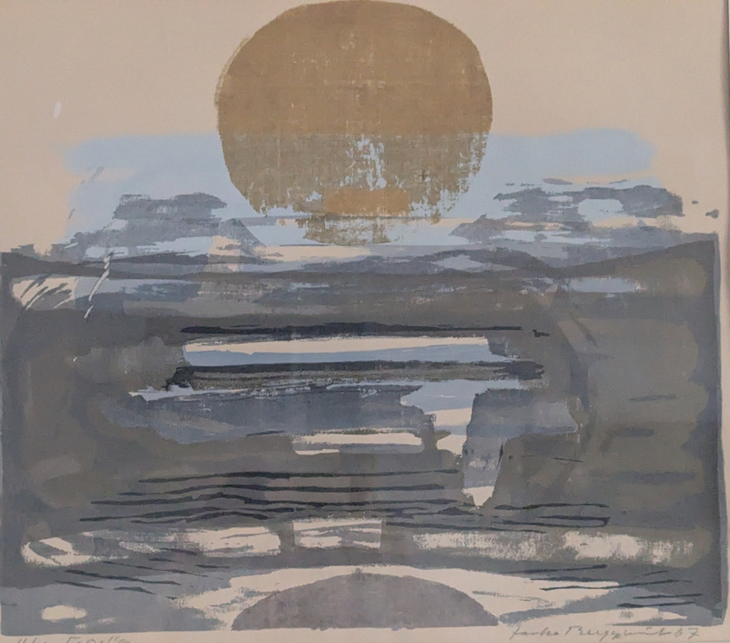 Jouko Bergqvist - Signeerattu Grafiikka (1967)