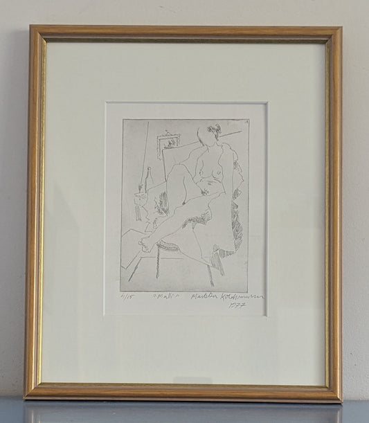 Markku Kolehmainen - Malli (Signeerattu Grafiikka 1977)