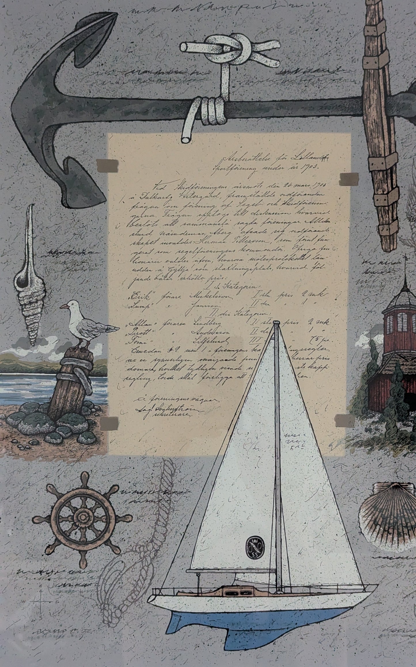 Raimo Kanerva - Signeerattu Grafiikka