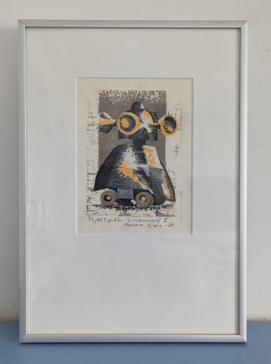 Hannu Ojala - Viestinviejä II (Signeerattu Grafiikka 1989)