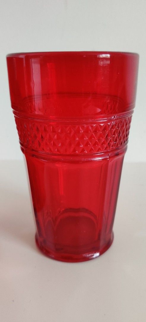 Viking Art Glass - Mt. Vernon Red Juomalasi (2kpl)