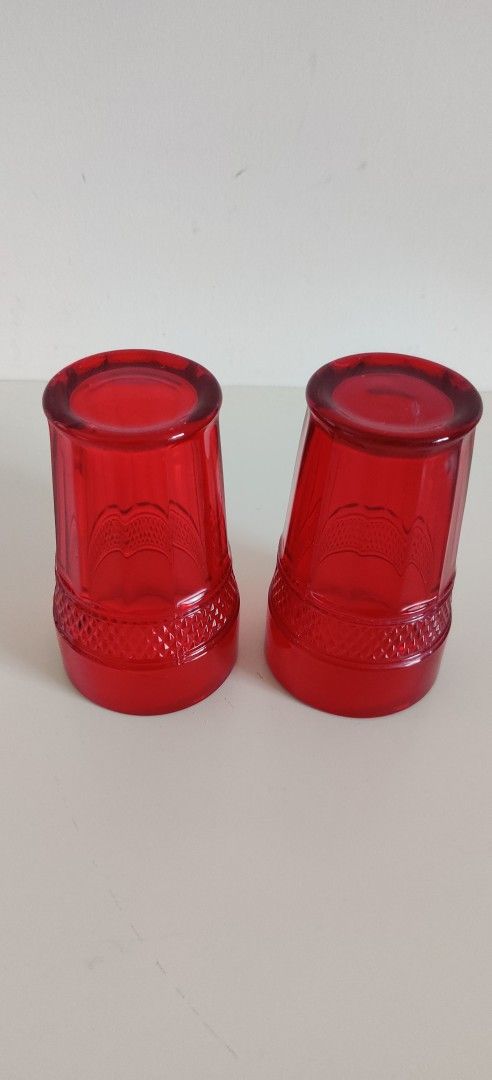 Viking Art Glass - Mt. Vernon Red Juomalasi (2kpl)