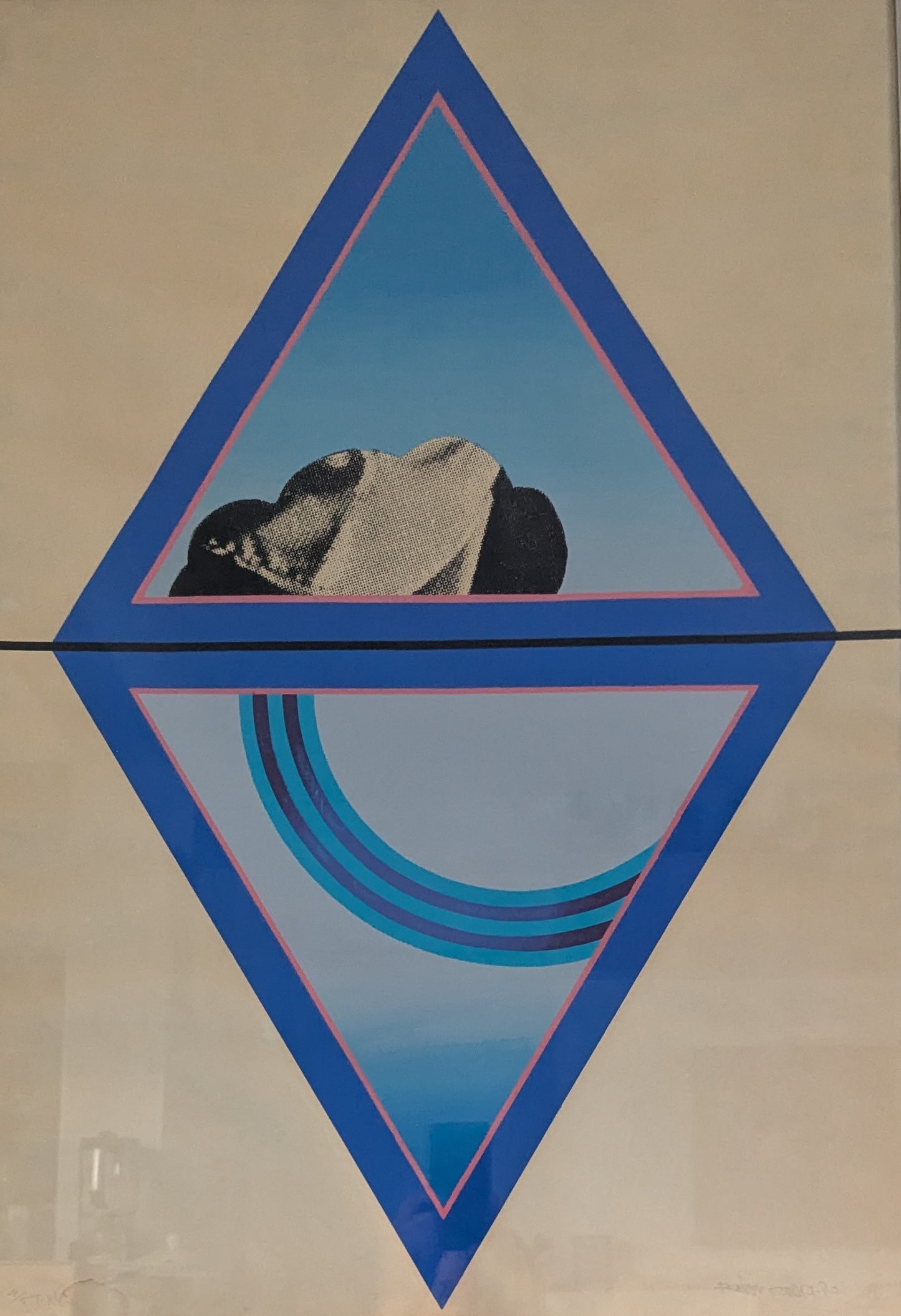 Raimo Kanerva - Signeerattu Grafiikka (1970, ISO)