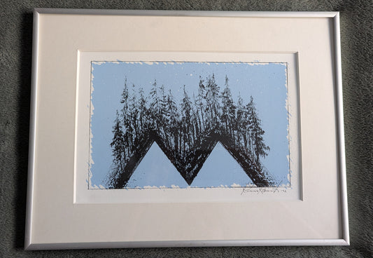 Kimmo Kaivanto - Metsä (Signeerattu Litografia, 1992)