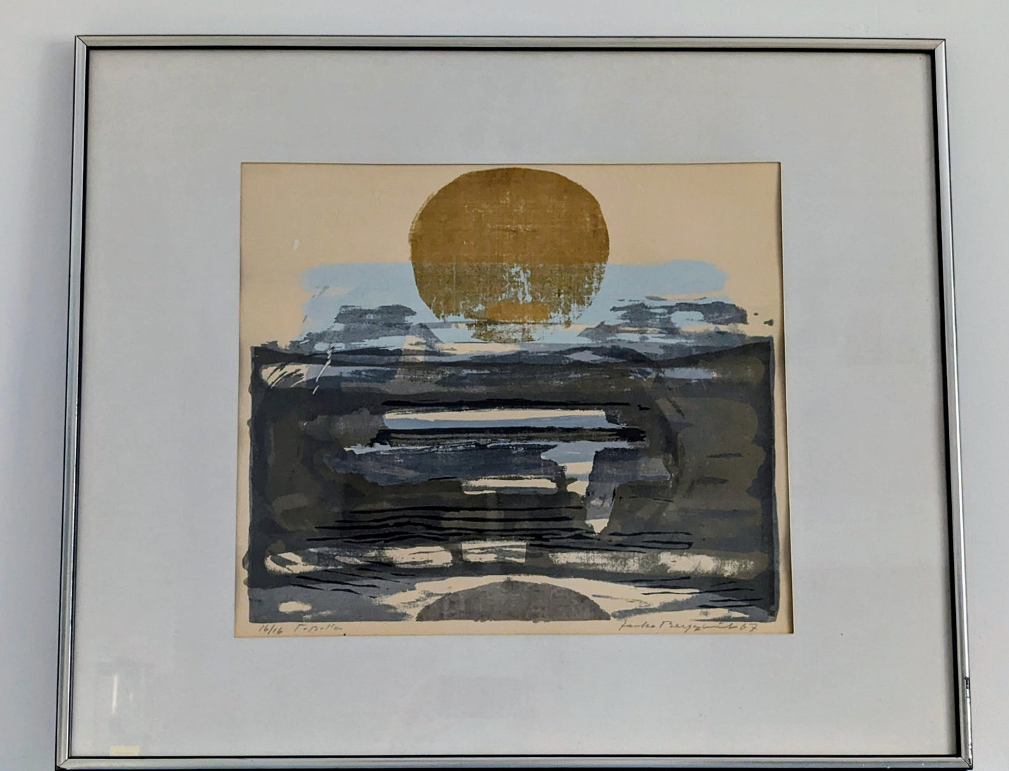Jouko Bergqvist - Signeerattu Grafiikka (1967)