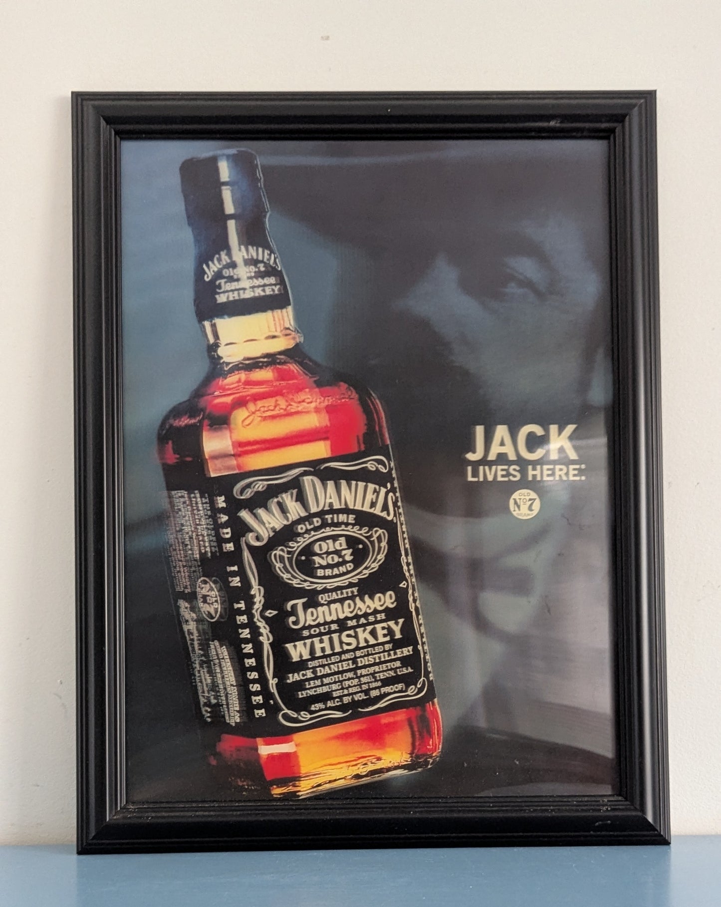 Jack Daniel's Jack Lives Here 3D Hologrammi Taulu