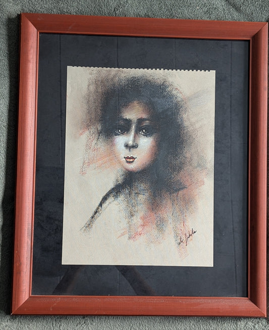 Isto Jakola - Signeerattu Sekatekniikka (Pastelli/Tussi)