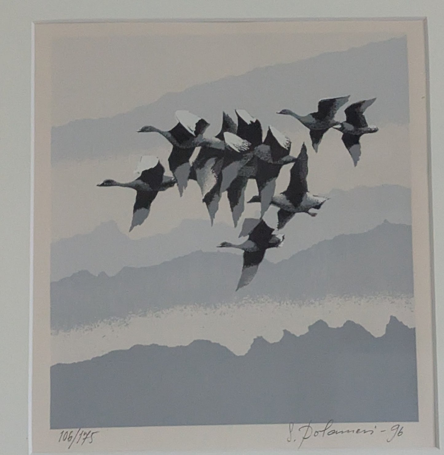Seppo Polameri - Signeerattu Litografia (1996)