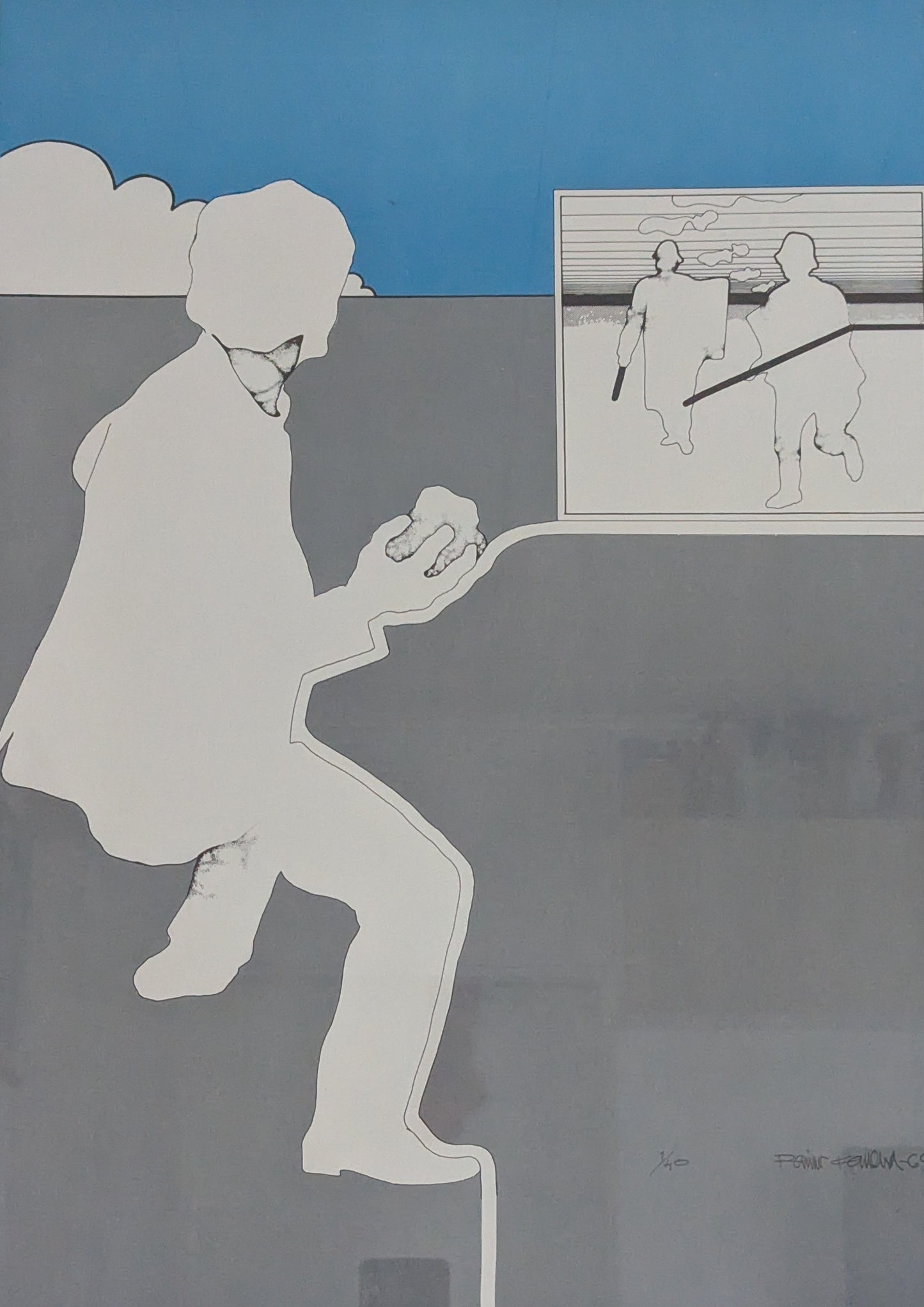 Raimo Kanerva - Signeerattu ja Numeroitu Grafiikka (1/40, 1969)