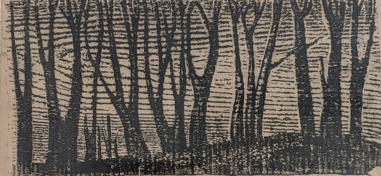 Hilkka Silvekoski - Signeerattu Puupiirros (1956)