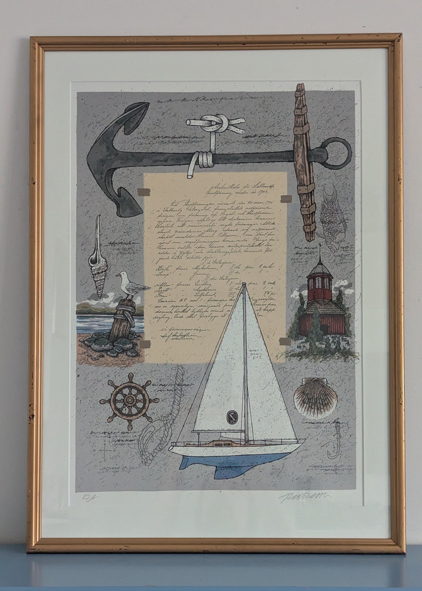 Raimo Kanerva - Signeerattu Grafiikka