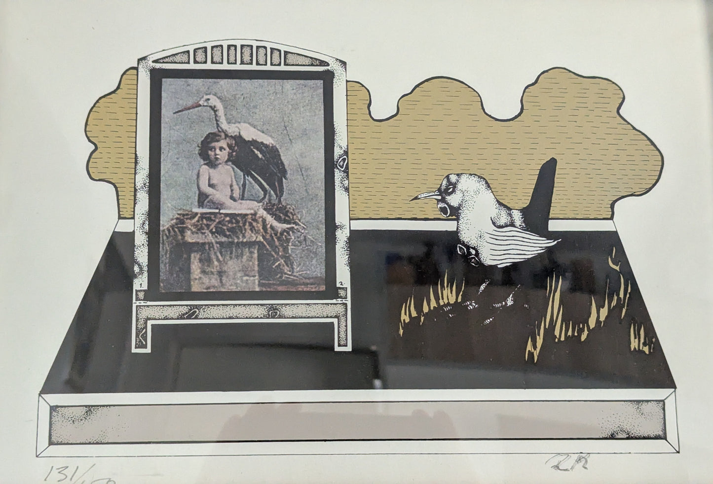 Raimo Kanerva - Signeerattu Grafiikka (1972, 131/150)