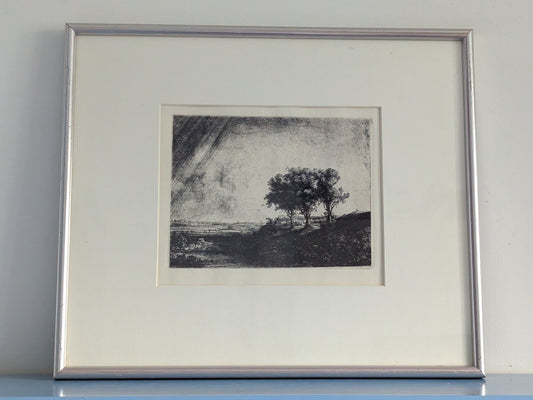 Rembrandt van Rijn - Kolme Puuta / The Three Trees (Fotogravyyri)