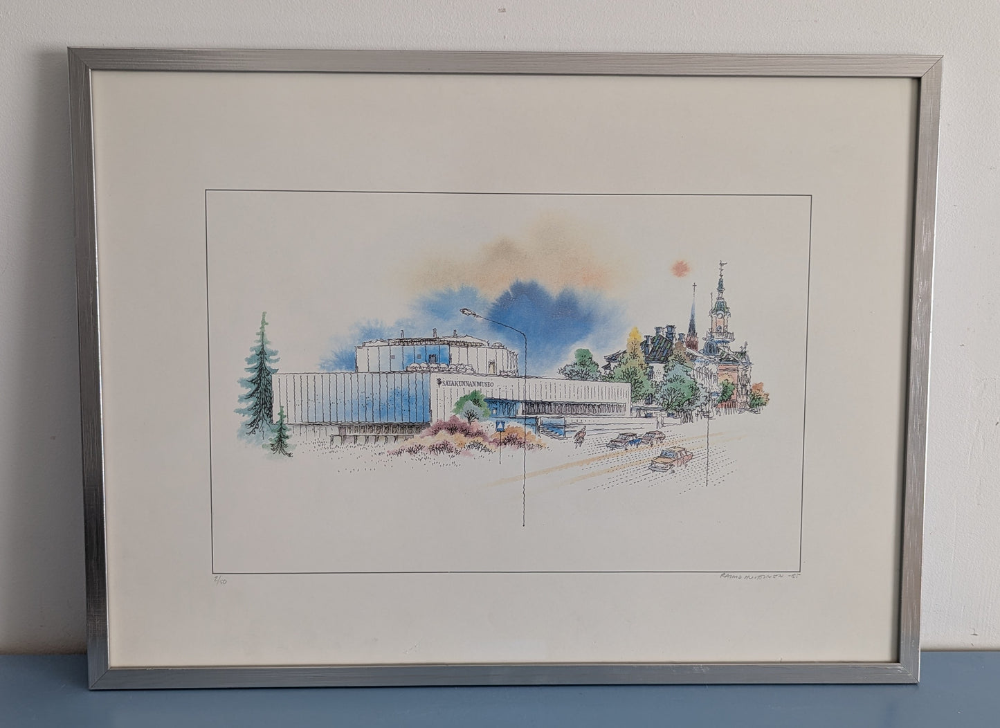Raimo Huittinen - Satakunnan Museo (Signeerattu Grafiikka 1985)