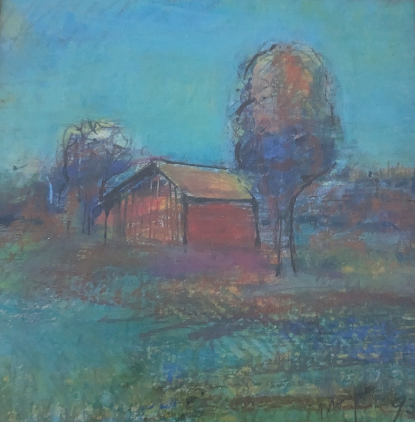 Isto Jakola - Signeerattu Pastellimaalaus (1993)