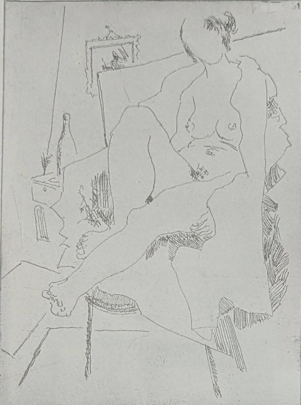 Markku Kolehmainen - Malli (Signeerattu Grafiikka 1977)