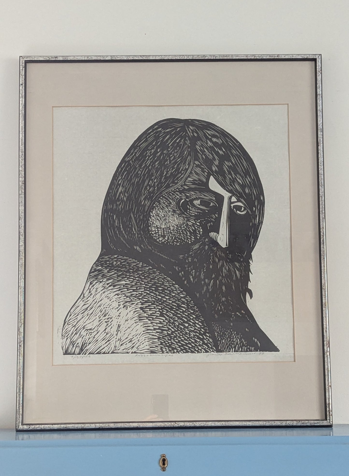 Pertti Kolehmainen - Kissakuningas (Signeerattu Grafiikka 1979)