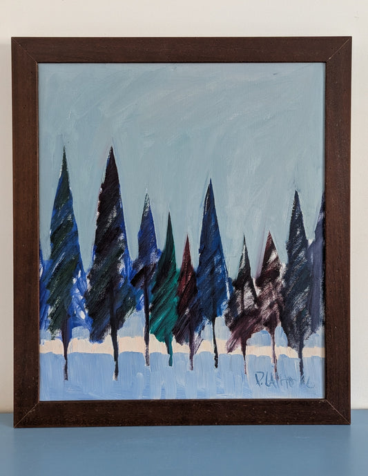 Pekka Laiho - Signeerattu Öljyvärimaalaus (1986)