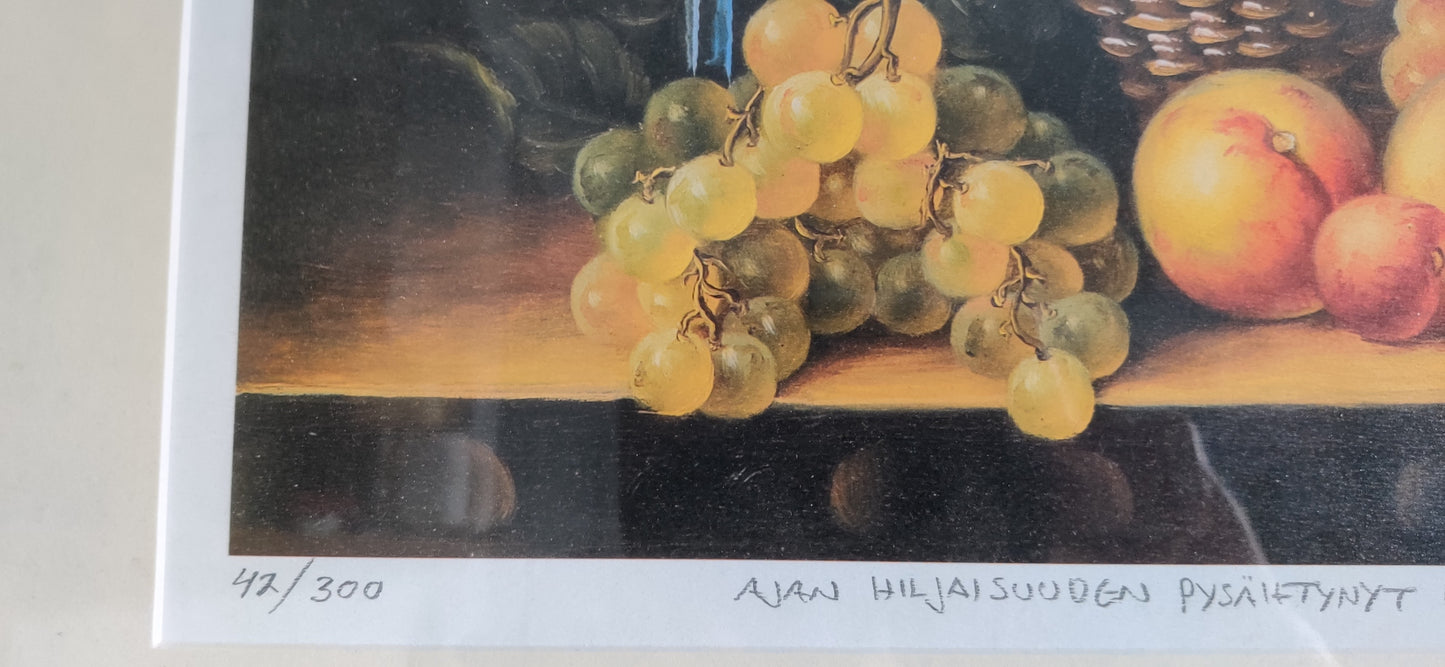 Terry Laakso- Ajan Hiljaisuuden Pysähtynyt Hetki (Sign. Grafiikka, 1998)