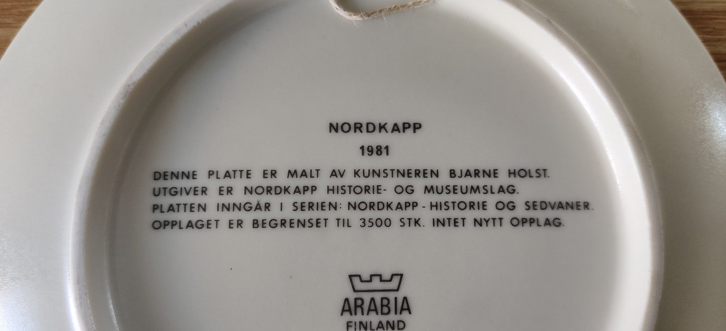 Arabia Nordkapp 1981 Seinälautanen (Bjarne Holst)