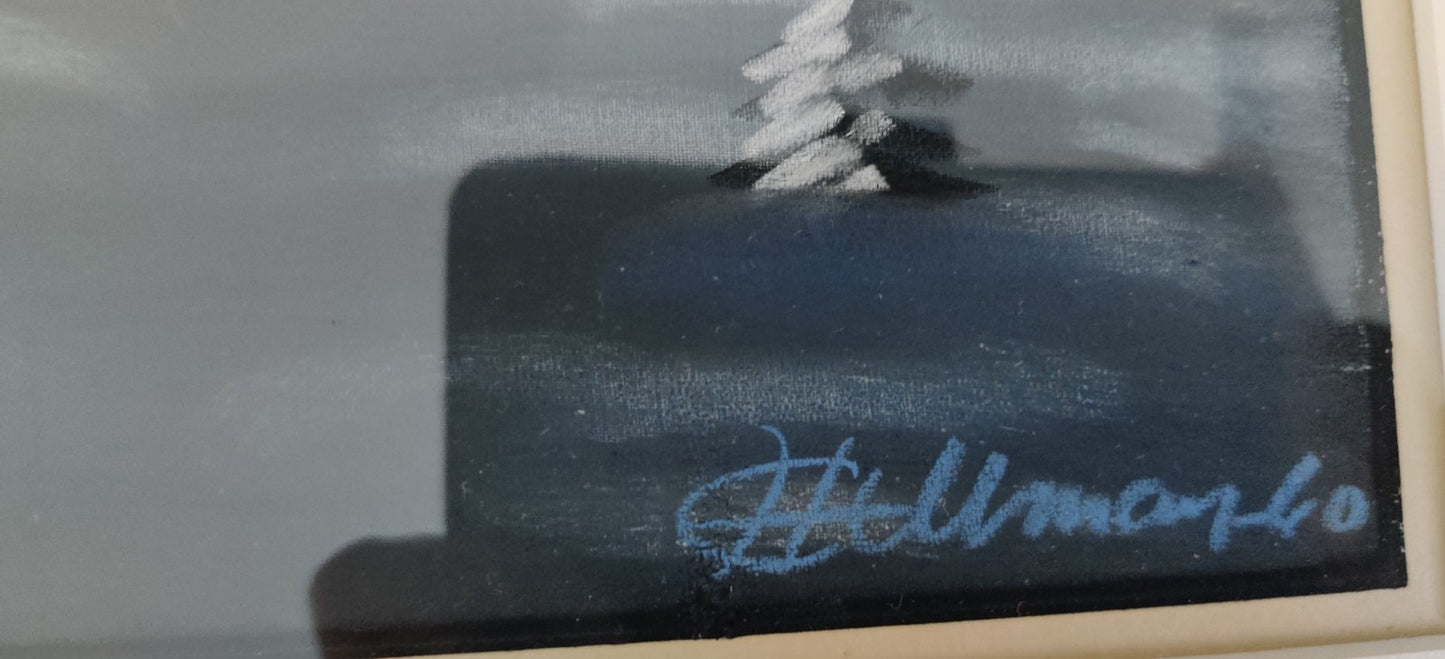 Erkki Hellman - Signeerattu Pastellityö (1960)