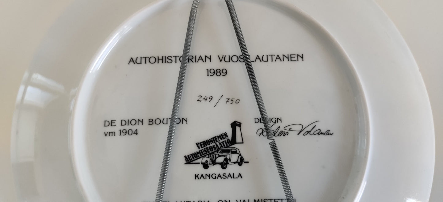 Autohistorian Vuosilautanen 1989 (Kalevi Volanen, Nro. 249/750)