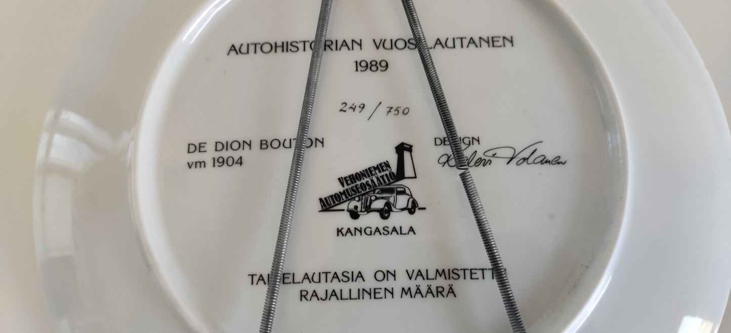 Autohistorian Vuosilautanen 1989 (Kalevi Volanen, Nro. 249/750)