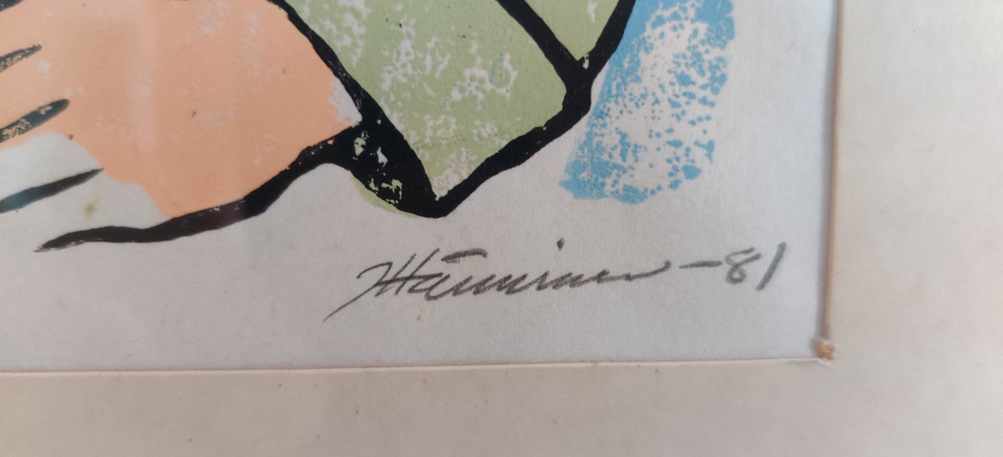 J. Hänninen - Signeerattu Numeroitu Grafiikka 1981