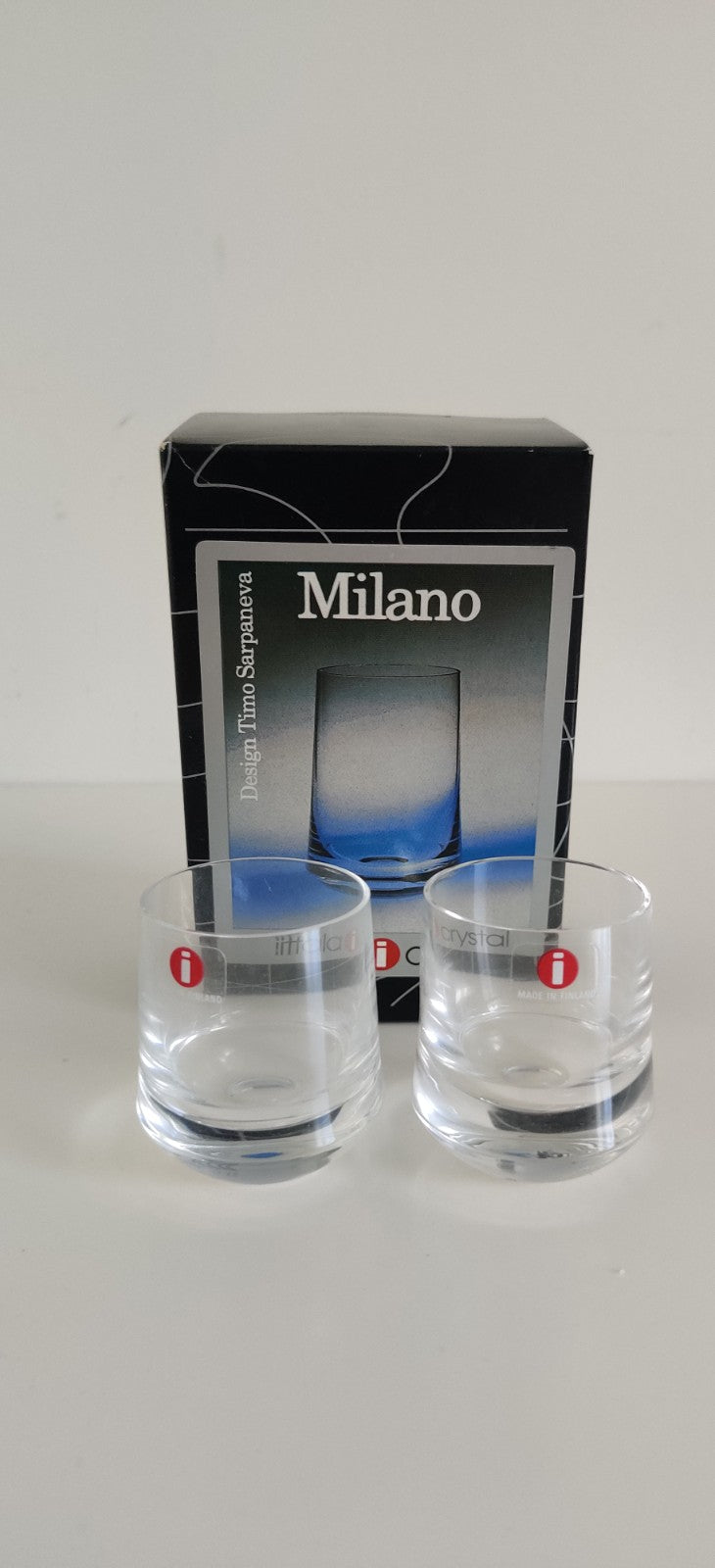 Iittala Milano Snapsilasi (2kpl, Alk.pakkauksessa)