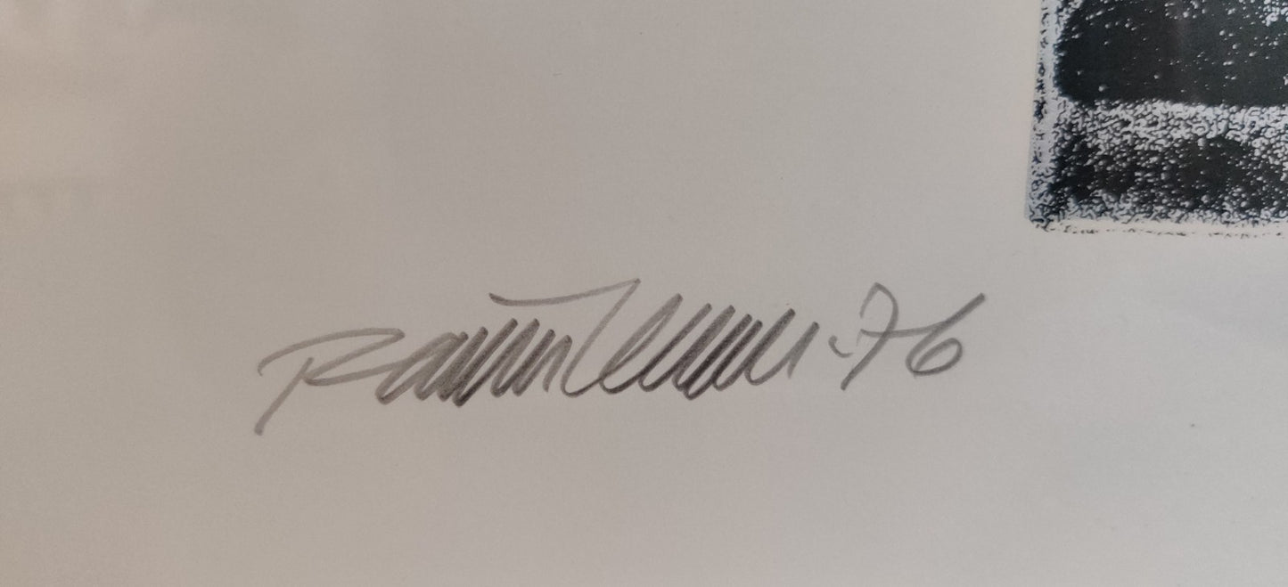 Raimo Kanerva - Signeerattu Grafiikka 1976