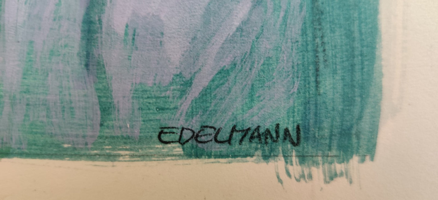 Yrjö Edelmann - Signeerattu Guassi