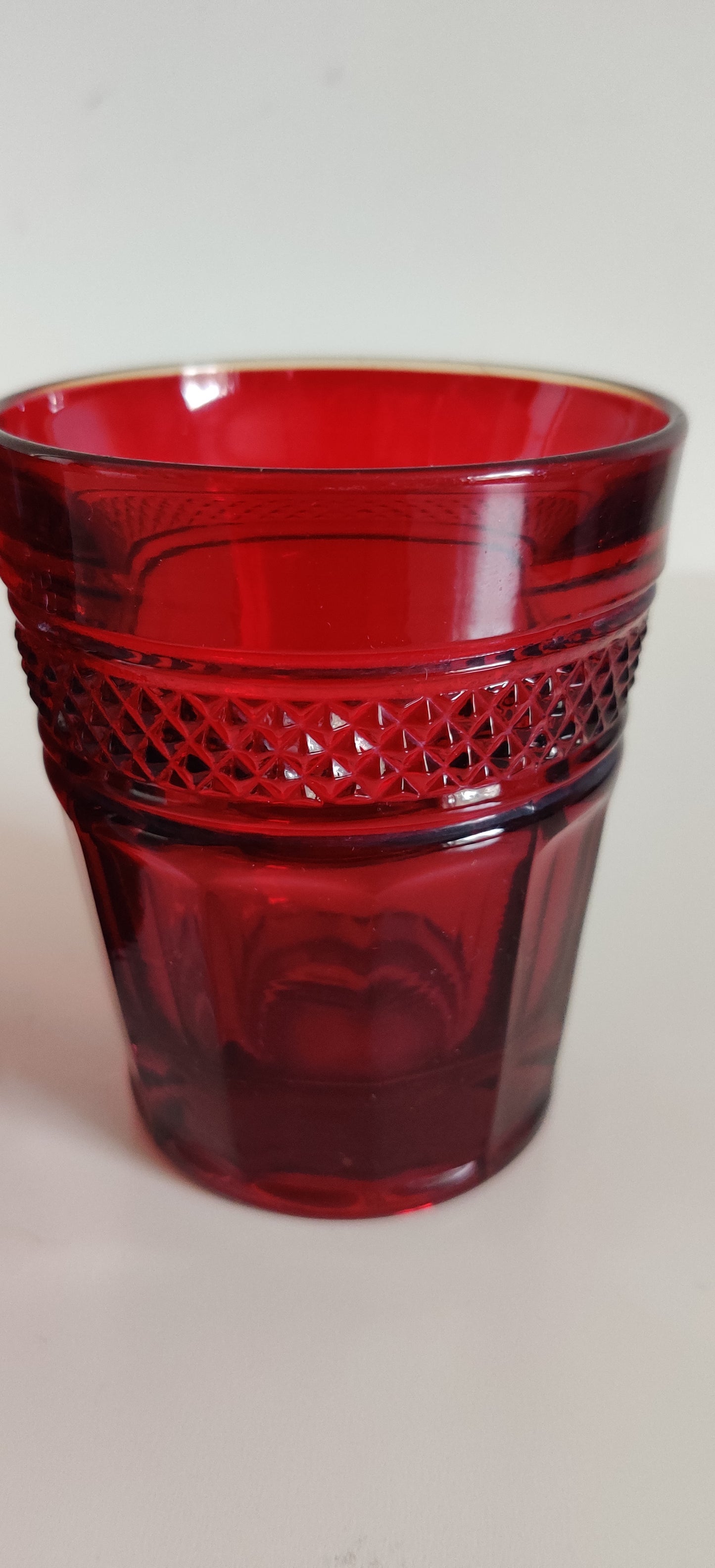 Viking Art Glass - Mt. Vernon Red Juomalasi (3kpl)