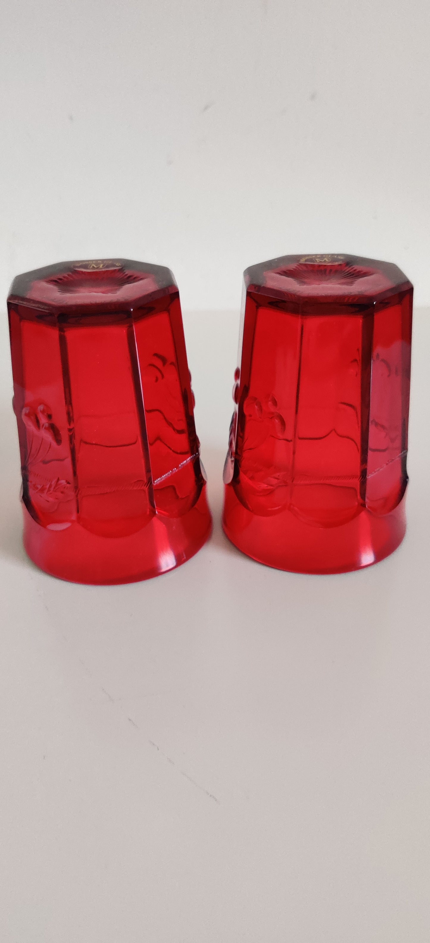 Mosser Glass - Cherry Ruby Juomalasi (2kpl, Kirsikka)