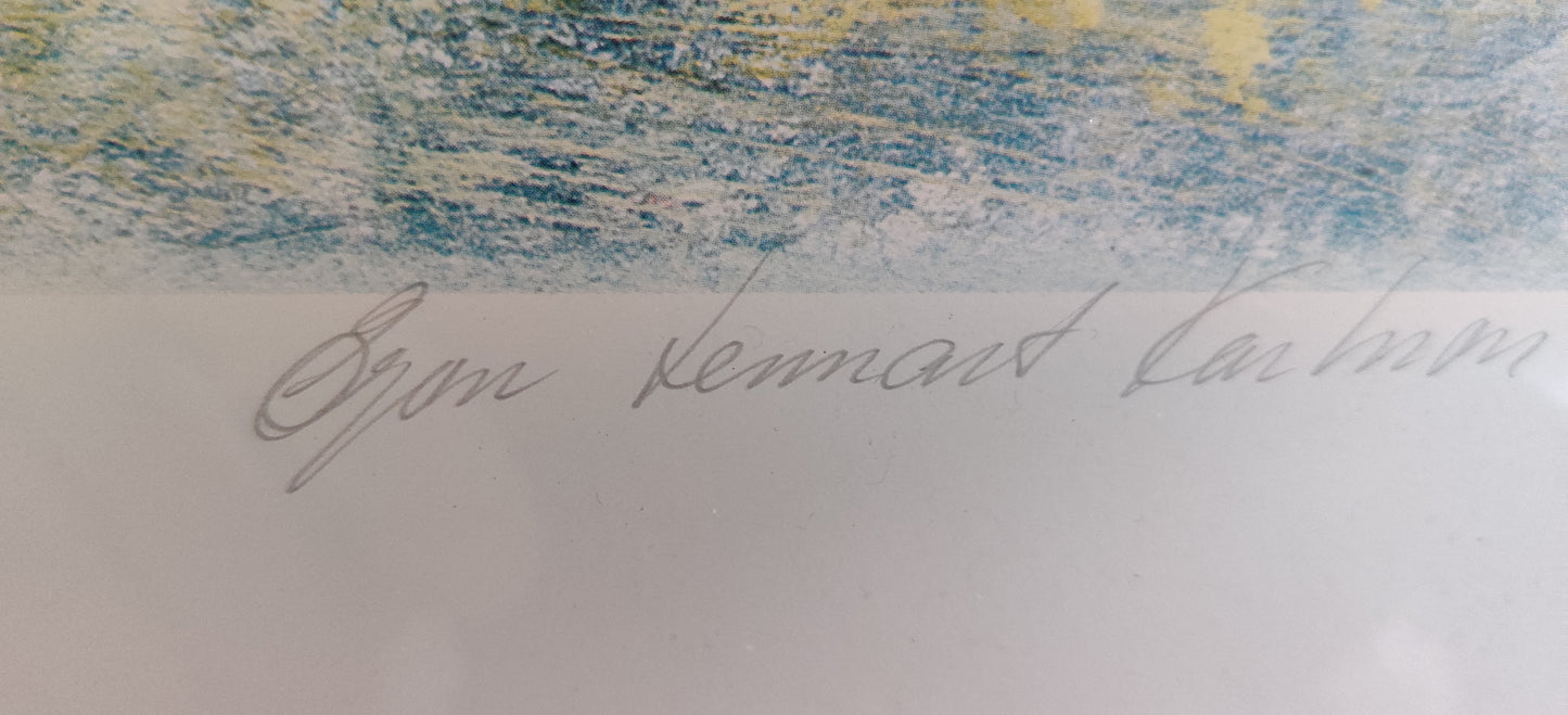 Egon Lennart Karlsson - Försommar (Signeerattu Grafiikka)