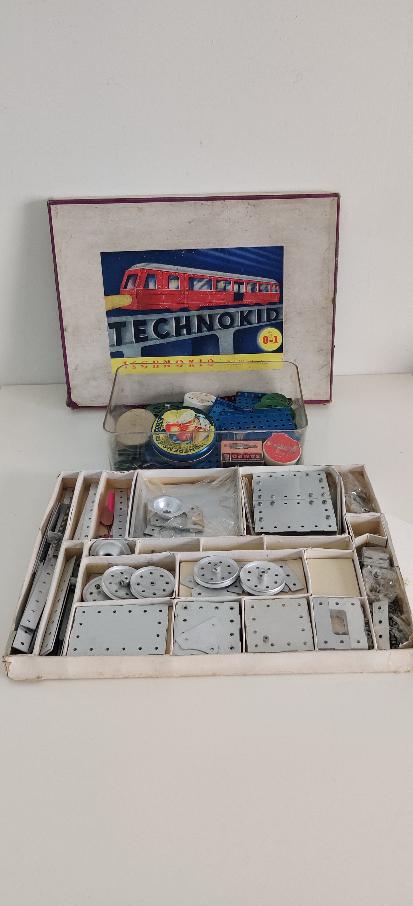 Technokid Metallirakennussarja Nro.0-1 (1950-luku)