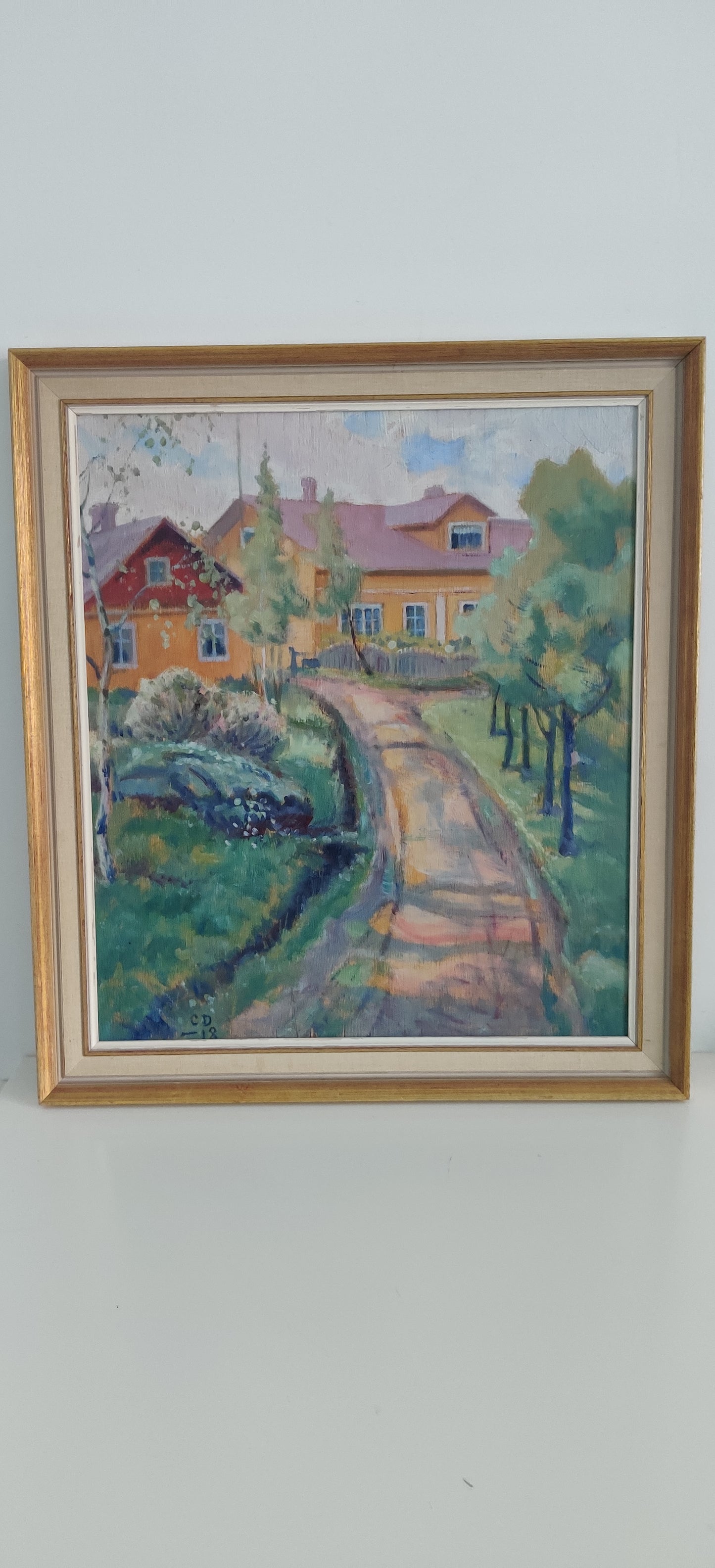 Carl Danielson - Signeerattu Öljyvärityö (1918)