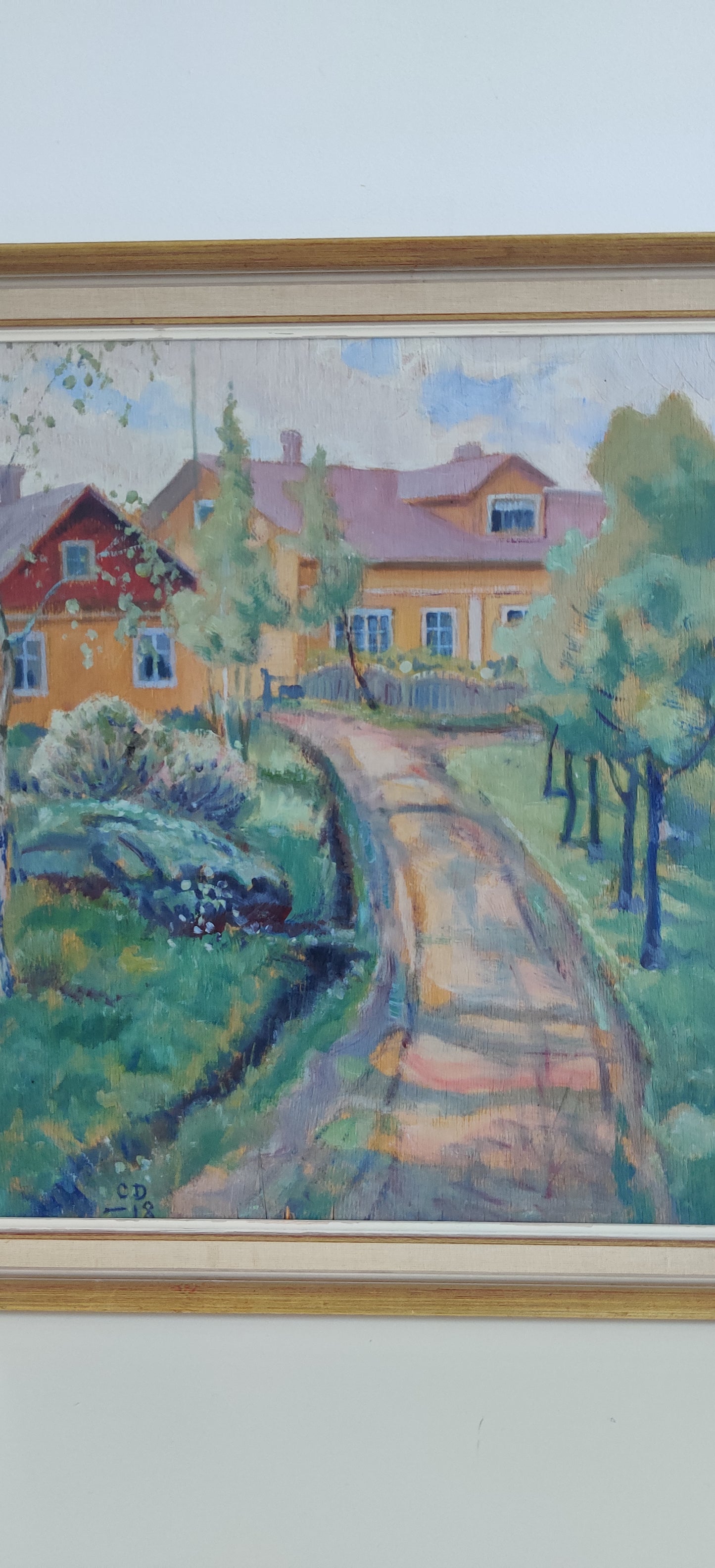 Carl Danielson - Signeerattu Öljyvärityö (1918)