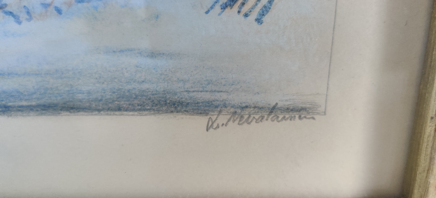 L. Nevalainen - Signeerattu Pastellimaalaus