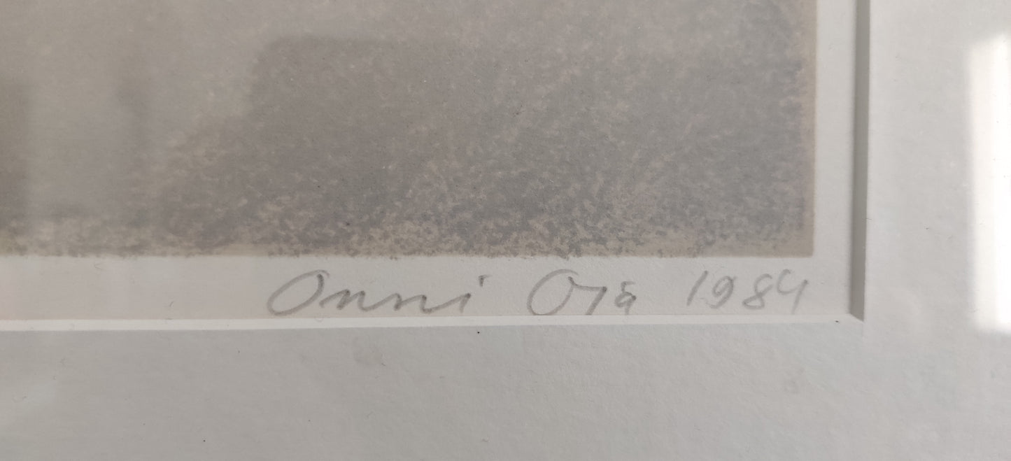 Onni Oja - Signeerattu Numeroitu Grafiikka (1984)