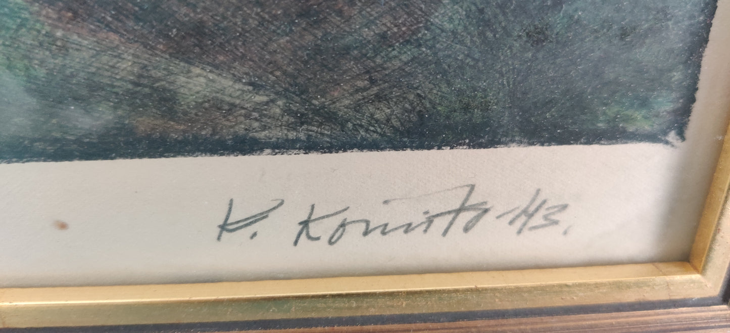 Kullervo Koivisto - Signeerattu Värietsaus (1943)