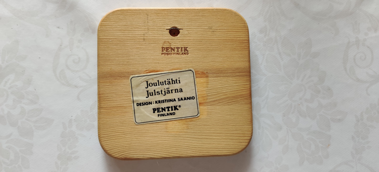 Pentik Joulutähti Seinälaatta (Kristiina Saanio)