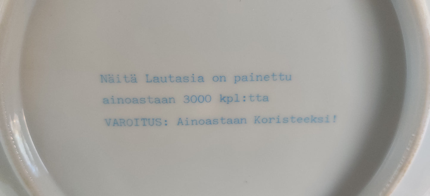 Kotimainen Talviaiheinen Seinälautanen (1985, Rajoitettu 3000kpl Painos)