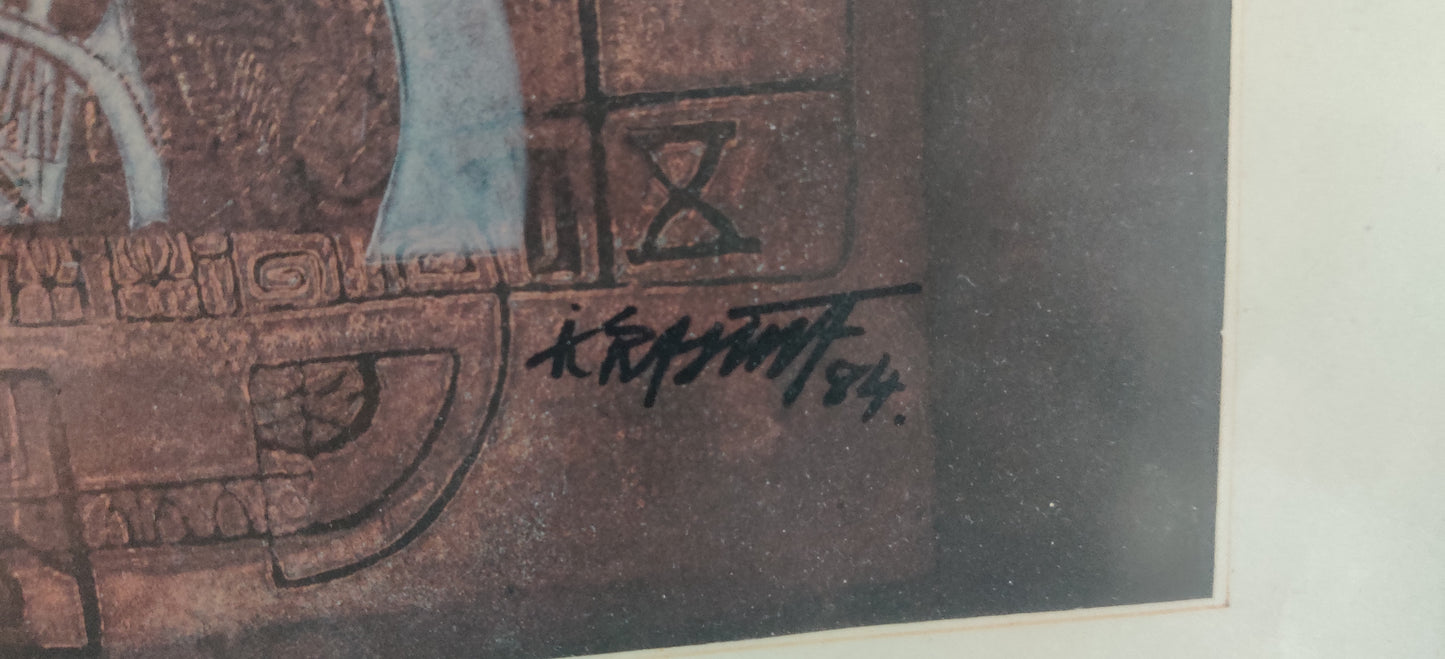 Signeerattu Grafiikka (Krasina?, 1984)