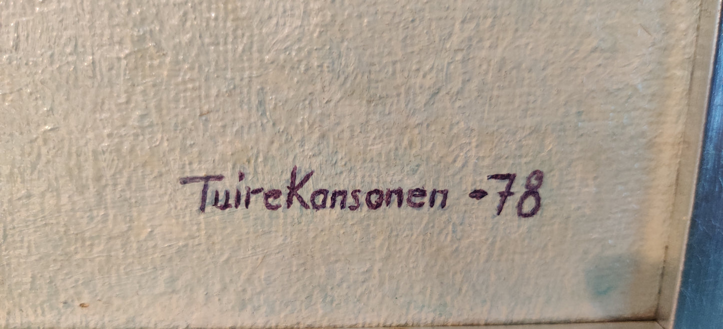 Tuire Kansonen - Signeerattu Öljyvärimaalaus (1978)