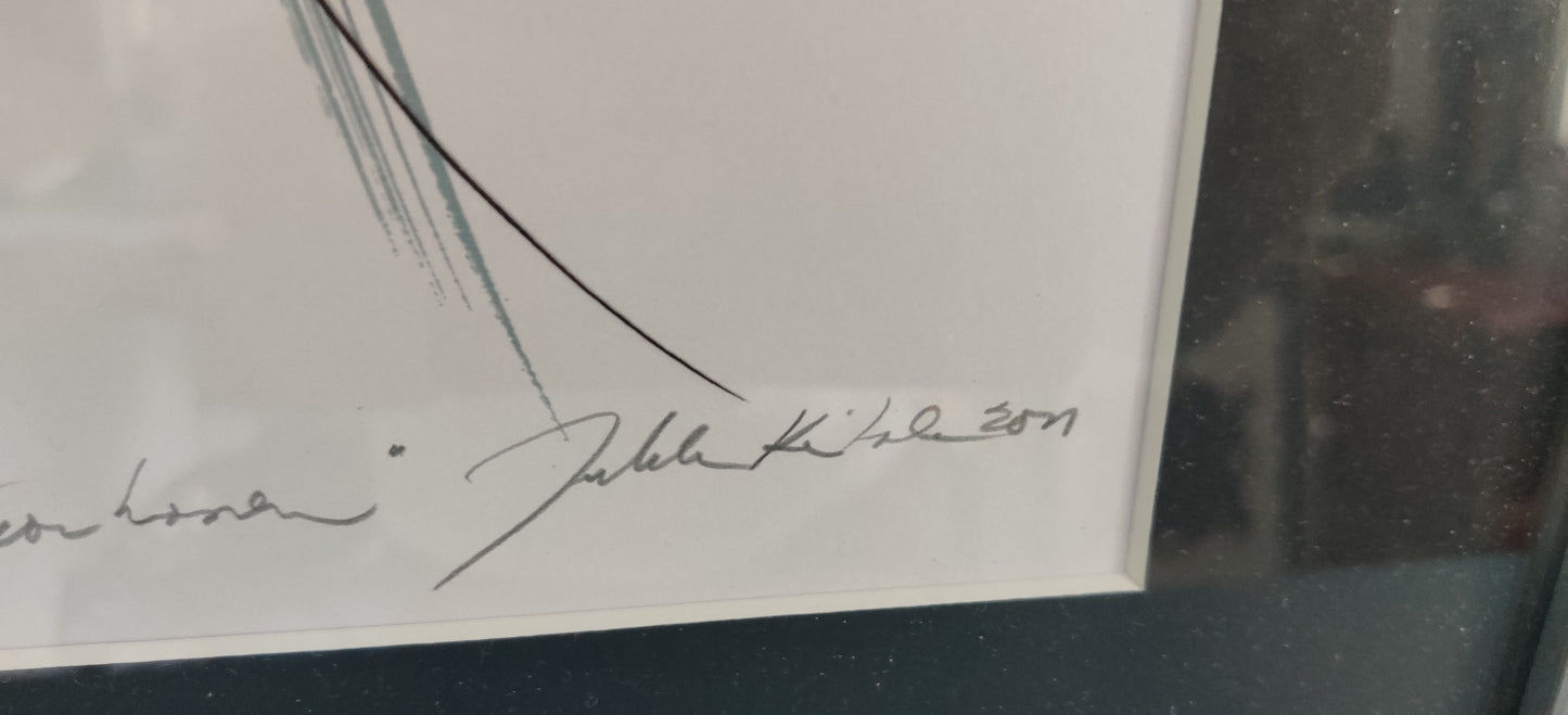 Jukka Rintala - Silkkiperhonen (Signeerattu Serigrafia)