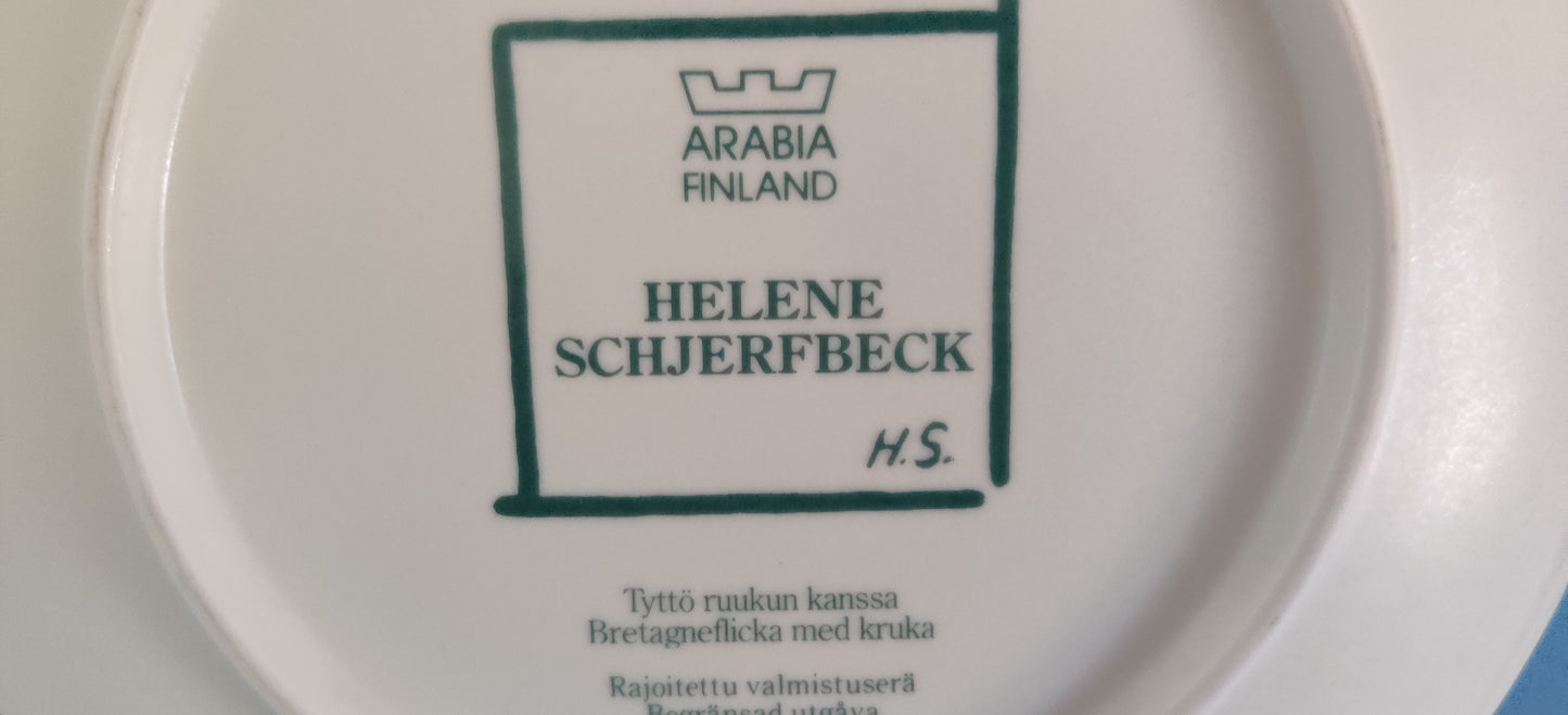 Arabia Tyttö Ruukun Kanssa Seinälautanen (Helene Schjerfbeck)