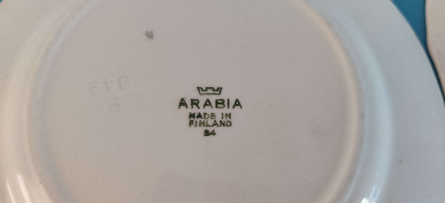 Arabia Sirkka Leivoslautanen / Leipälautanen (3kpl, 1945-1958)